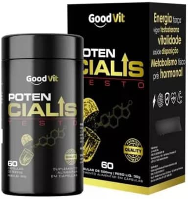 Poten Cialis Testo - 60 Cápsulas - Good Vit