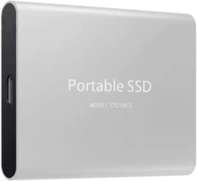 4 TB - Disco de Memória Flash SSD Portátil para Laptop, Desktop, Celular, TV e outros. Tipo-C USB 3.1, SSD Externo M.2 de Alta Velocidade, Disponível em Capacidades 500 GB a 264 TB (Prata, 4, TB)