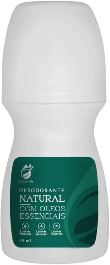 Desodorante Natural Vegano Oliapon – Sem Alumínio, Parabenos, Proteção Duradoura e Hidratação Natural com Óleos Essenciais