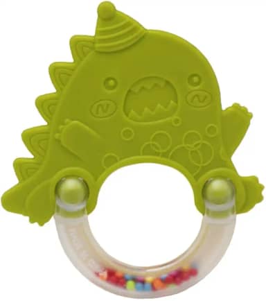 Mordedor para Bebê com Chocalho Bolinhas Coloridas Brinquedo Crianças Estímulo Sensorial Livre de BPA Pegada Ergonômica A partir de 3 Meses