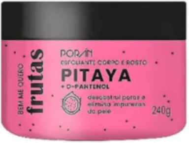 Esfoliante Corporal e Facial Poran Pitaya 240g - Pele Renovada e Suave - PR210