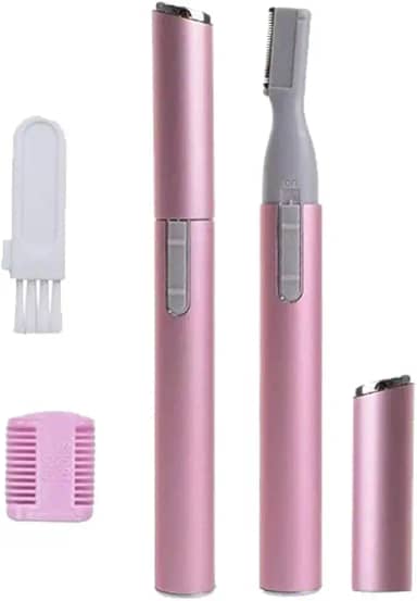 Mini Depilador Elétrico Buço Sobrancelha Nariz Virilha Axila Rosa