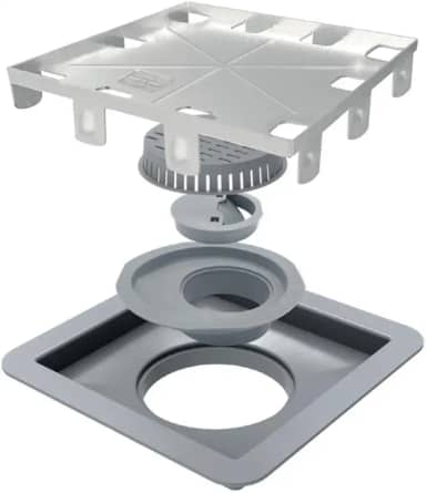 Ralo Square Tampa Oculta Oculto 15 x 15cm