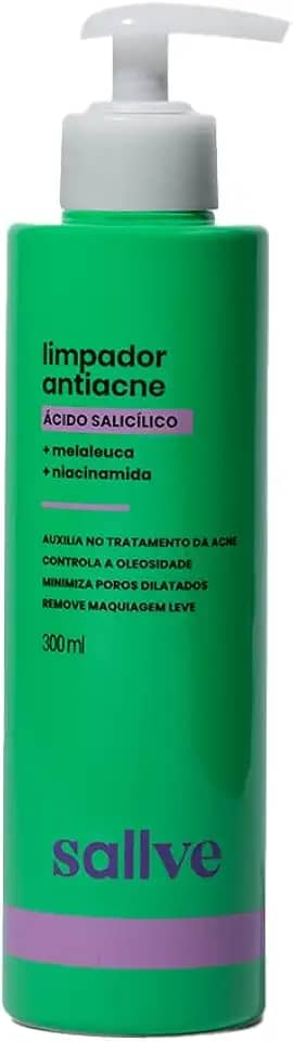 Limpador Facial Antiacne Sallve 300ml