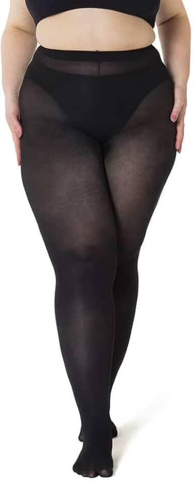 Meia Calça Trifil W06100 Opaca Plus Size Fio 80