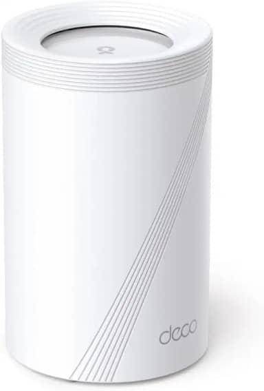 TP-Link Deco BE65 BE11000 Tri-Band Whole Home Mesh, WiFi 7, MLO, 320 MHz, banda de 6 GHz, roaming de IA sem costura, segurança HomeShield, jogos e streaming, roteador wifi7 (Deco BE65 1-pack)