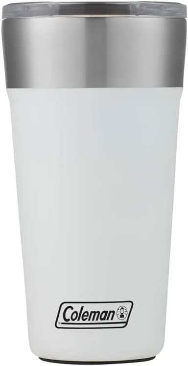 Copo Térmico com Tampa 600ml Branco Coleman