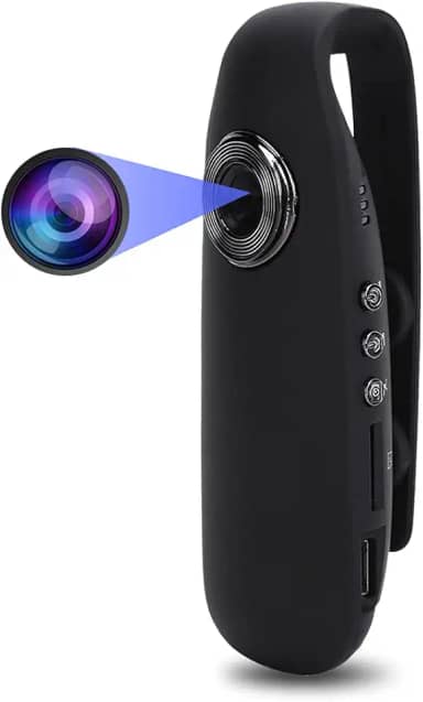 Heayzoki Mini filmadora 1080p Dash Cam Body Camera para motocicleta, gravador de vídeo vestível, para aplicação da lei policial, entrevistas, atividades ao ar livre