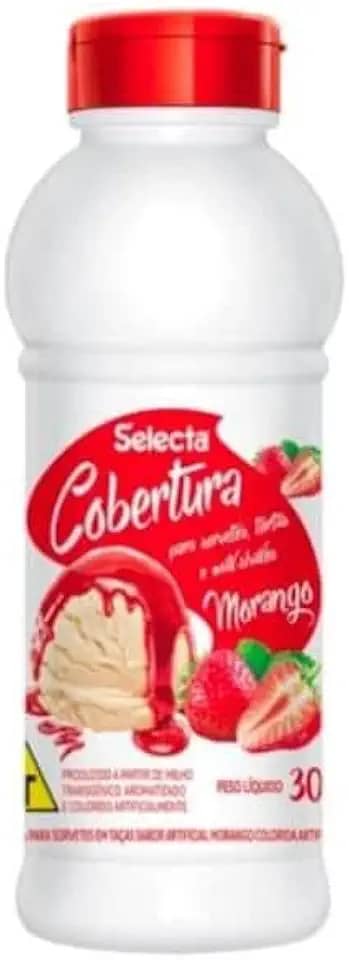 Cobertura para Sorvete Morango 300g - Selecta