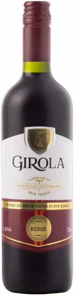 Vinho Tinto Suave Bordô Girola 750ml – Com Caixa Presente