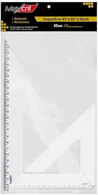 Max Premium Esquadro 2Pcs 26Cm