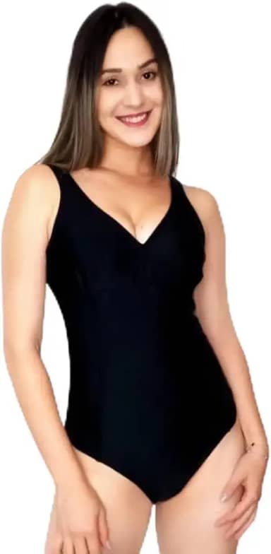 Maiô Plus Size De Praia Senhora Natação Hidroginástica