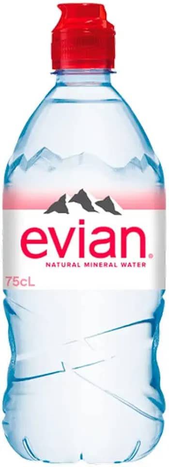 Água Mineral Natural Sem Gás Evian 750ml