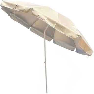 Guarda Sol Gigante 2,40m Uv Praia Piscina Respirável Verão Ombrelone Articulado Grande Sombreiro