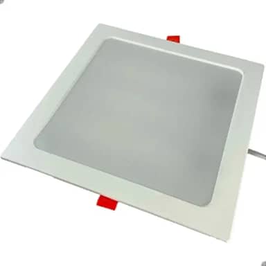 Plafon Painel de LED quadrado de Embutir 22x22cm - 18W - 3000k - Marca Lorben
