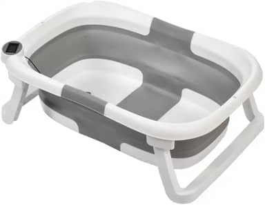 Banheira de Bebê Dobrável Ultracompacta Cinza Galzerano