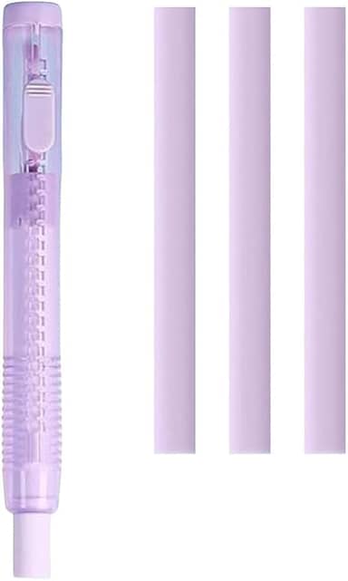 Borracha profissional para esboços – design telescópico ultra limpo e sem resíduos com refis substituíveis, ferramentas de desenho artístico para trabalho de detalhes de precisão