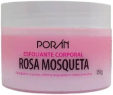 Esfoliante Corporal Poran Rosa Mosqueta - Pele Macia, Sedosa e Hidratada - 250g - PR57