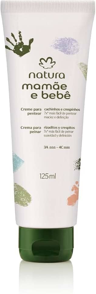Creme para Pentear Mamãe e Bebê Cachinhos e Crespinhos NATURA MAMAE E BEBÊ