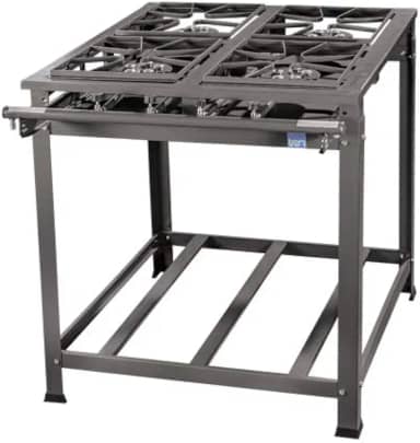 Fogão Industrial Eco N 4 Bocas Alta Pressão Grafite