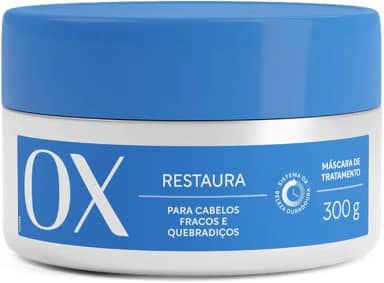 Máscara de Tratamento OX Restauração Profunda Capilar Fios Mais Fortes e Cabelos Resistentes 300g