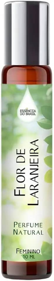 Essência do Brasil Perfume Feminino Flor de Laranjeira Natural 10ml Roll On