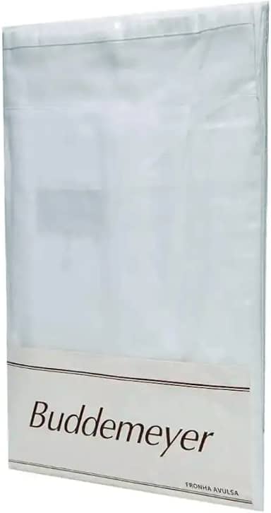 Buddemeyer Fronha Percal 180 Fios Basic Percalle 100% Algodão Penteado Branco 50x70cm com abas