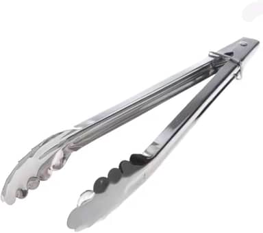 Pegador de Salada Inox 22,5cm Multiuso, Ideal para Churrasco, Cozinha e Buffet