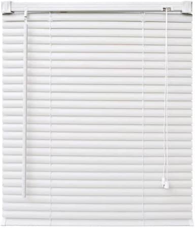 Persiana Horizontal PVC Branca 180 (L) x 160 (A) Cortina Completa C/Kit de Instalação 1,80 x 1,60