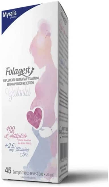 Folagest Suplemento Para Gestantes c/45 Comprimidos