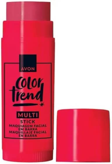 Avon Color Trend Multi Stick Maquiagem Facial em Barra Rose Pop, 6,5g, Uso Adulto Unissex, Beleza em Massa