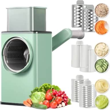 Fatiador De Repolho Cortador e Ralador de Legumes Multifuncional Manual Manivela de Alimentos Verduras Frutas