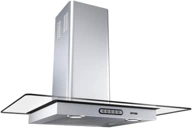 COIFA DE PAREDE Fogatti VIDRO RETO DUTO SLIM 70CM 127V INOX