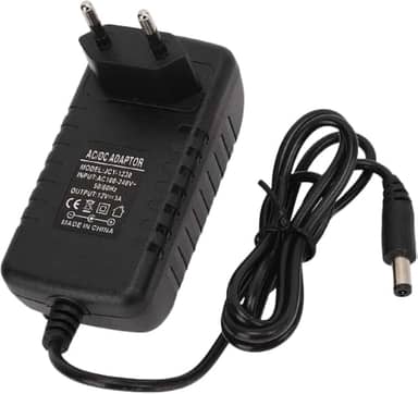 Fonte de Alimentação 12V 3A Bivolt Automática com Plug 5.5mm x 2.1mm (P4) – Compatível com Dispositivos Eletrônicos, Entrada 100-240V, Cabo de 90cm, Cor Preta