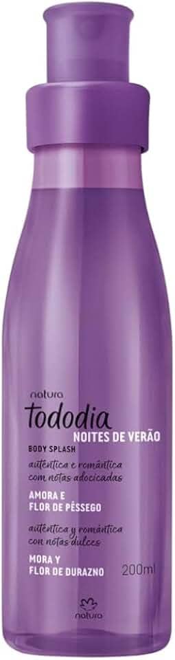 Body Splash Tododia Amora e Flor de Pêssego 200ml