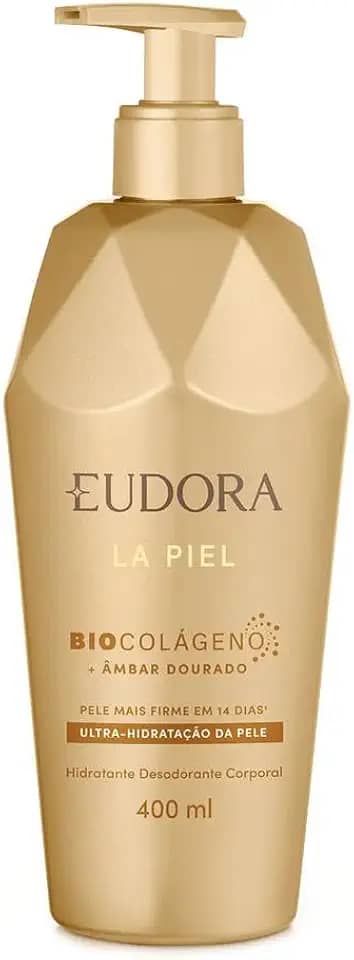 Eudora La Piel Âmbar Dourado Hidratante Desodorante 400ml
