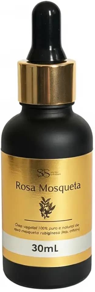 Óleo de Rosa Mosqueta Rubiginosa Chilena - 30 mL Importada Original