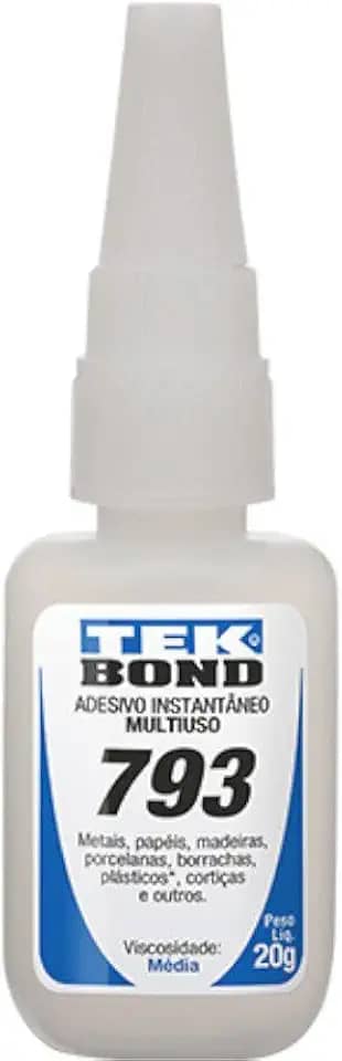 Adesivo Instantâneo 793 20g Blister Incolor