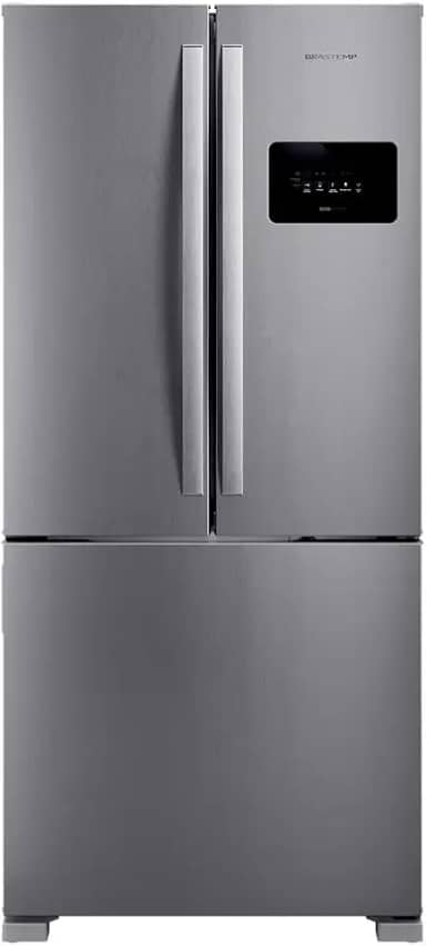 Geladeira French Door 3 Portas Inox Design e Tecnologia Premium Brastemp - BRO85MK 110V