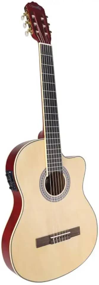 Violão Clássico Eletro-Acústico Lorenzzo 39' - Slim Cutaway - Nylon - Brown Fosco - VTLSC1954M