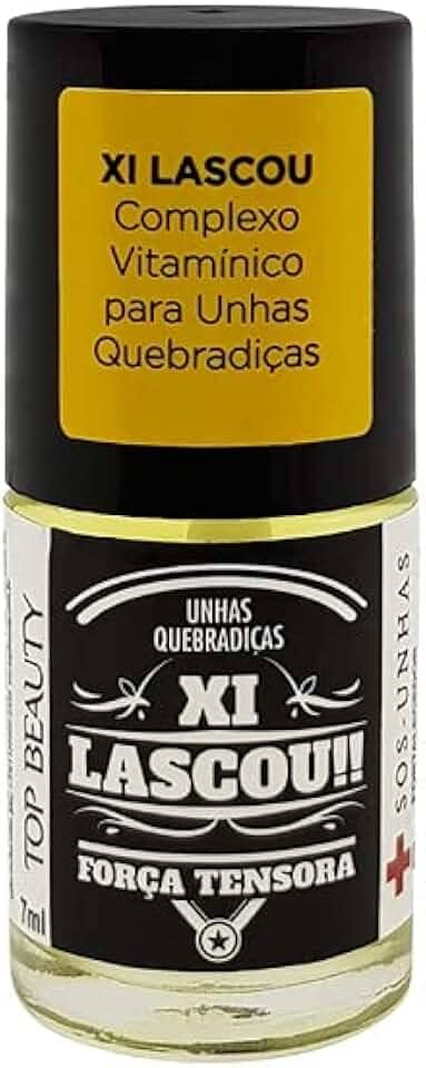 Esmalte Tratamento Top Beauty 7ml SOS Unhas - Xi Lascou, Top Beauty