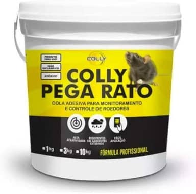 Ratoeira Cola Pega Rato Colly - 1kg