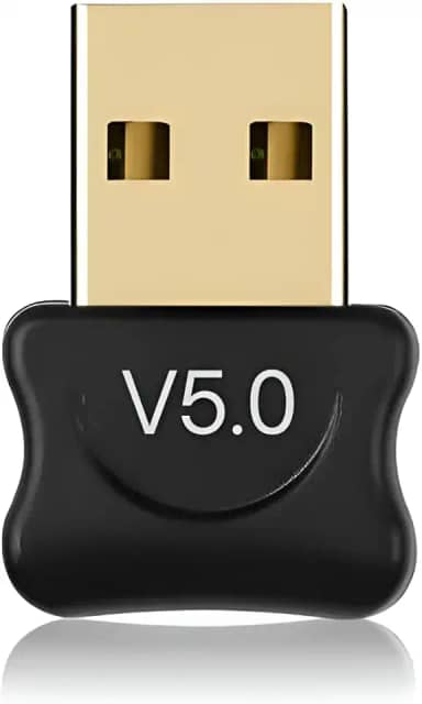 Adaptador Bluetooth 5.0 USB Receptor Dongle Para PC e Notebook Compatível Com Fone De Ouvido Mouse Teclado Windows Linux
