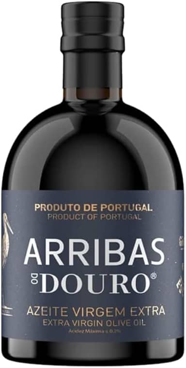 Azeite de Oliva Extra Virgem Premium Arribas do Douro 500ml - Portugues - Extraido a Frio, Perfil Gourmet Frutado - Acidez < 0,2