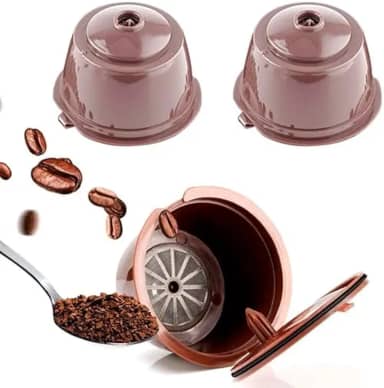 3 Cápsula Reutilizável Dolce Gusto Café, Chá, Cappucino