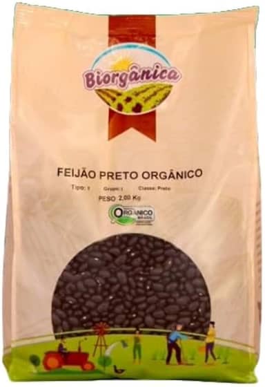 Feijão Preto Orgânico Biorgânica 2kg