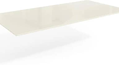 Tampo de Mesa de Jantar Com Vidro 180x90 Off Withe