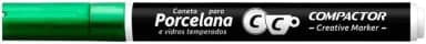 Marcador Creative Porcelana Compactor Avulso METÁLICO VERDE