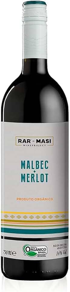 Vinho Malbec Merlot Orgânico