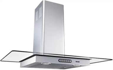 COIFA DE PAREDE Fogatti VIDRO RETO DUTO SLIM 80CM 127V INOX